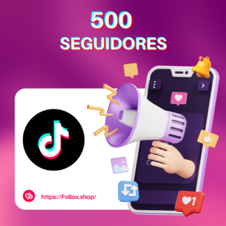 Comprar 500 seguidores tiktok