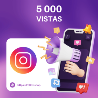 Comprar 5000 Vistas Instagram