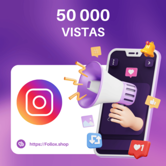 50000 Vistas de Videos, Reels o IGTV | Instagram