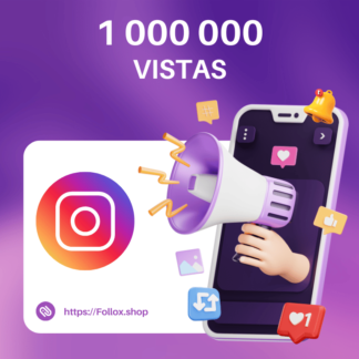 1000000 Vistas de Videos, Reels o IGTV | Instagram