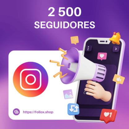 Comprar 2500 seguidores Instagram
