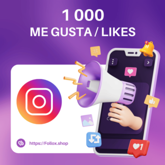 Comprar 1000 me gusta Instagram